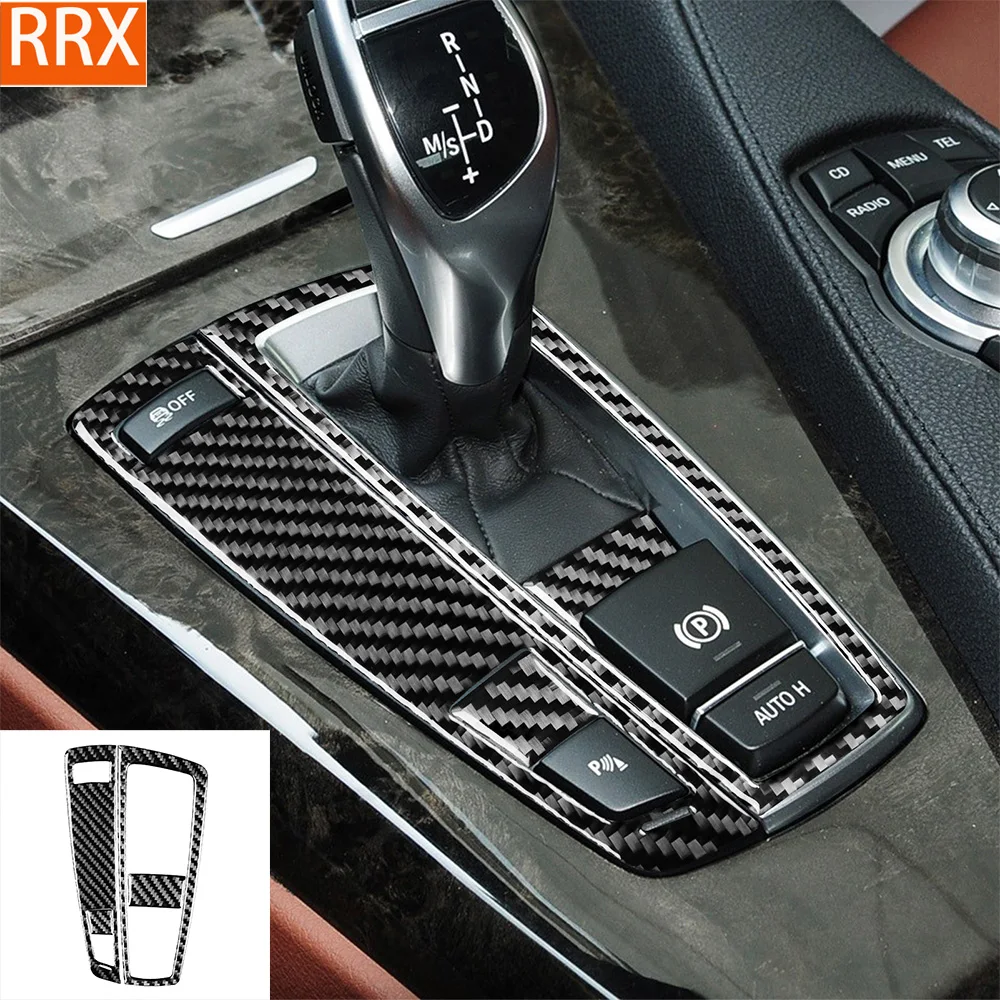 Panneau de Changement de Vitesse en Fibre de Carbone group, Accessoires Décoratifs Intérieurs de Voiture pour BMW Série 6 M6 F12 F13 2011-2018