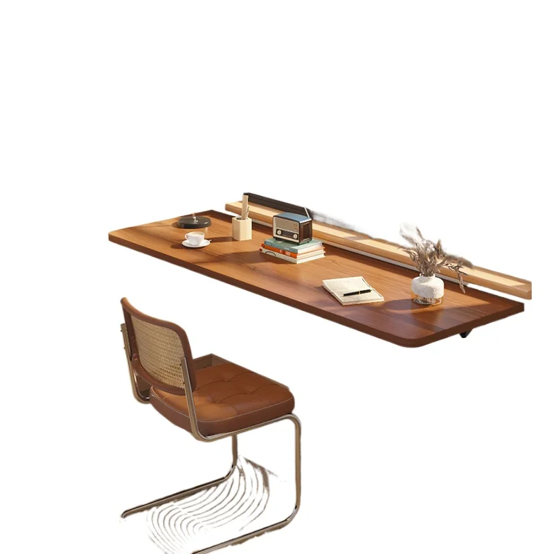 

Складной настенный стол из массива дерева, настенный подвесной учебный стол на балконе в скандинавском стиле