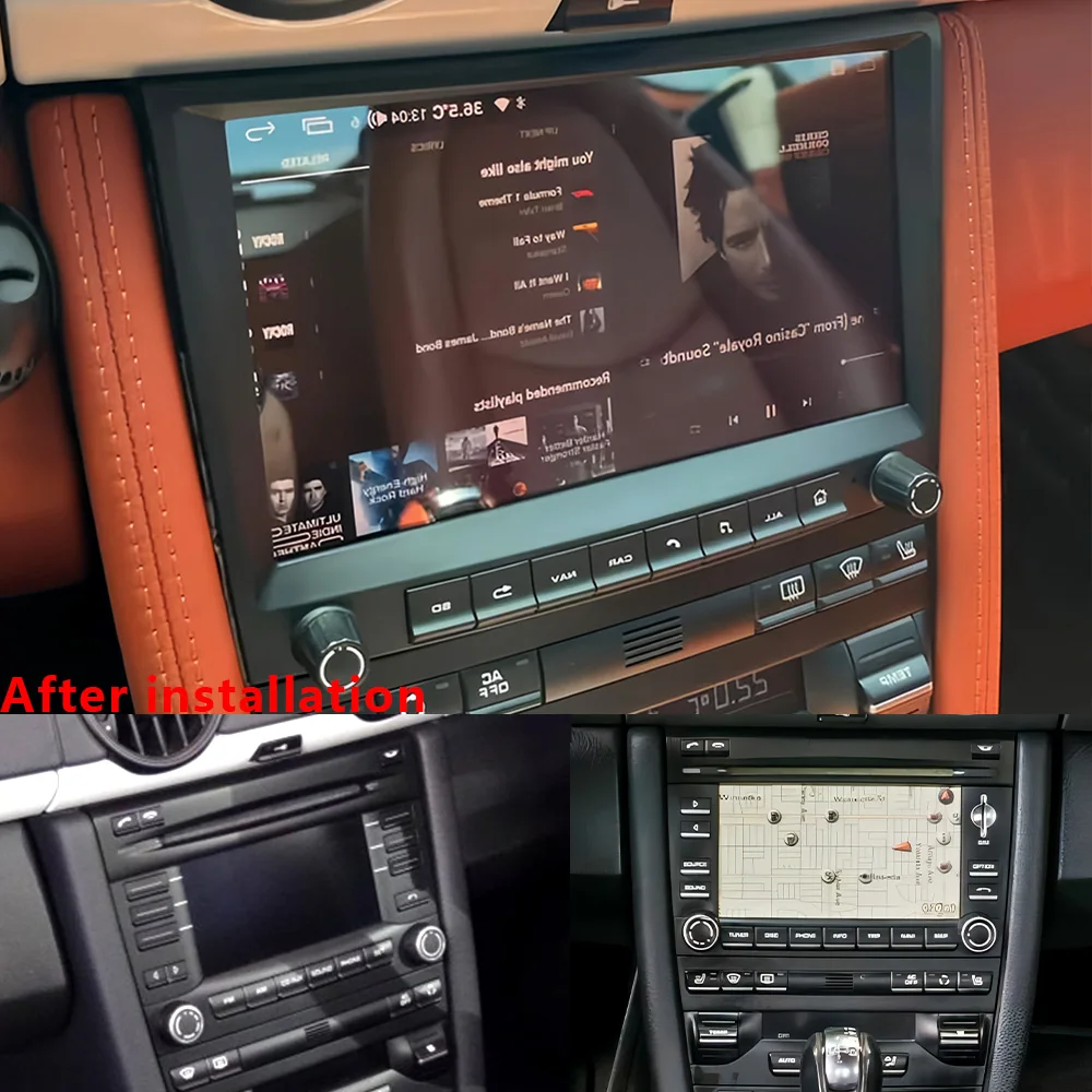 

CHSTEK Carplay Android 13 For Porsche 911 987 997 Cayman Boxster Car Radio Player Multimedia GPS WIFI 4G RDS Bluetooth Autoradio