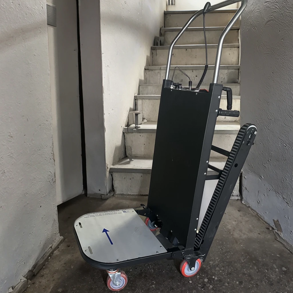 

【Hot】Super Load-Bearing Electric Stair Climbing Machine Hand Cart for Heavy Furniture Home Appliances Building Materials Going S
