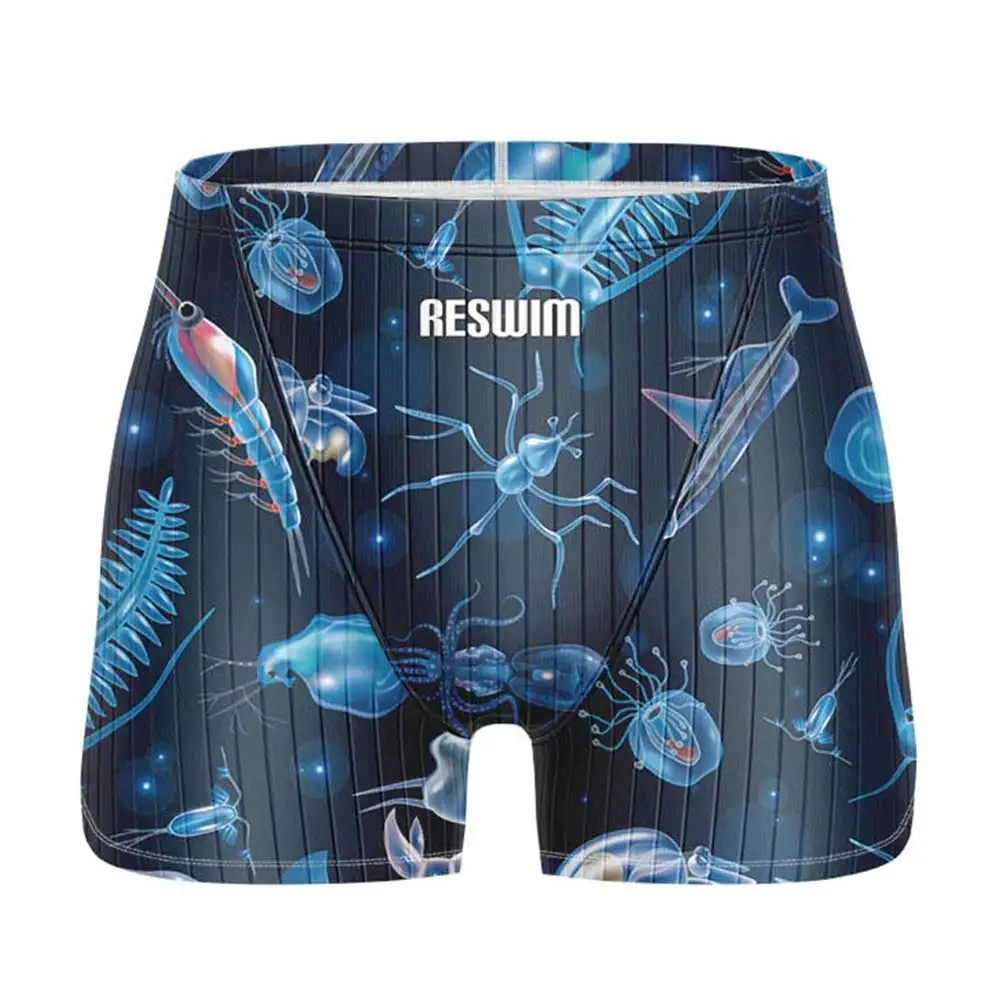 

Mens Funny Swim Jammer Endurance Athletic Training Tights Shorts Beach Chlorine Resistant Swimsuit Swimming Trunks Surfing Short