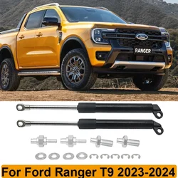 For Ford Ranger T9 Pickup 2023-2024 Next-Gen Rear Tailgate Assist Shock Slow Down Damper Gas Strut Lift Support Car Accessories