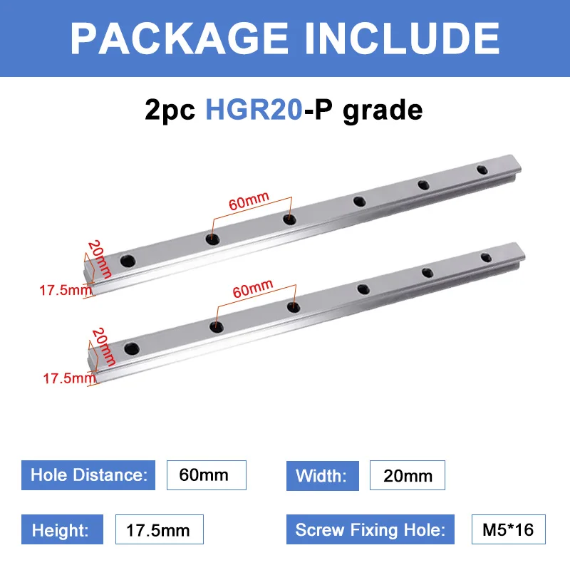 Variant: 2pcs rail only P