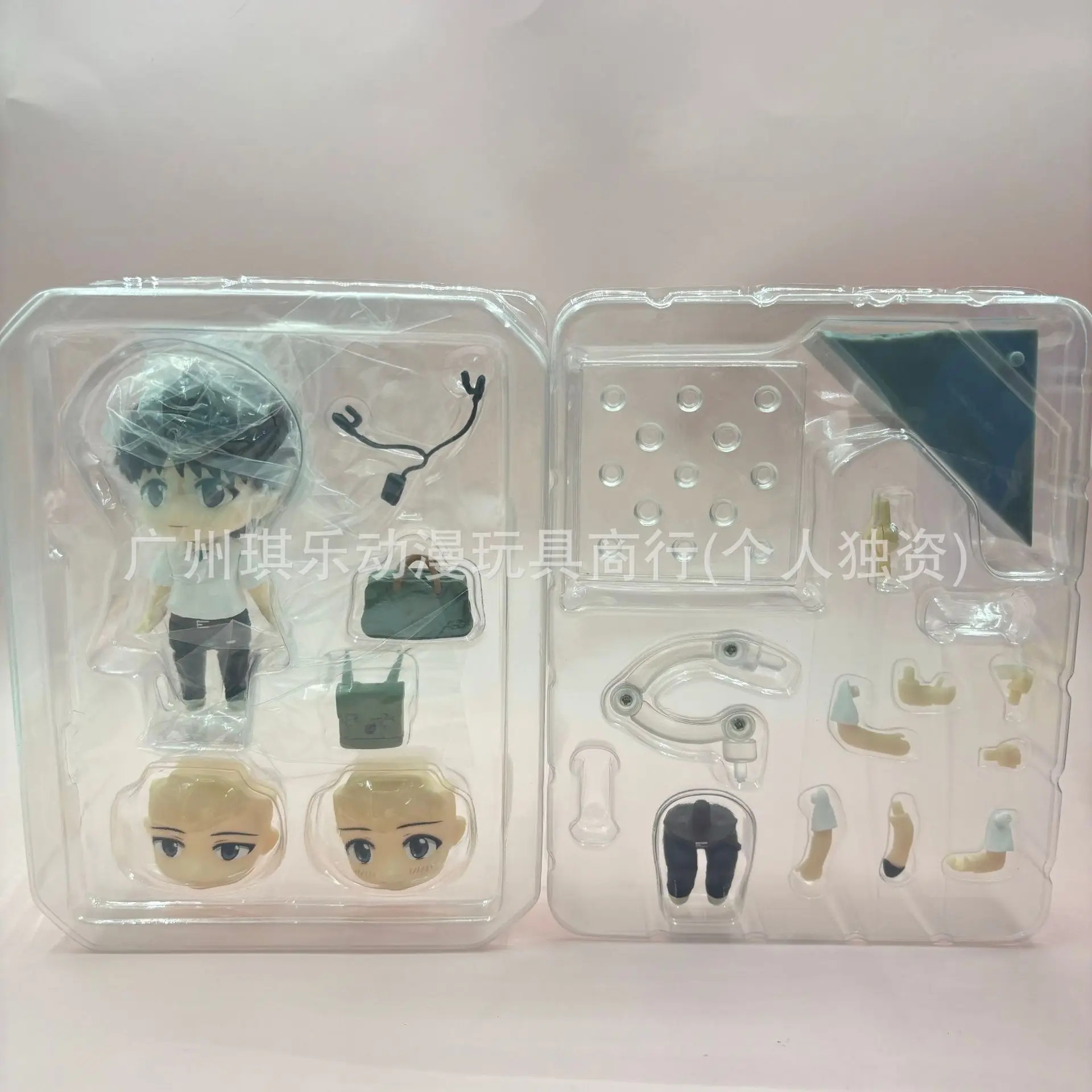 10cm Anime EVA Ikari Shinji Q version Joint mobility Action Figure PVC Model Toys doll Desk Decor Collectible Gifts