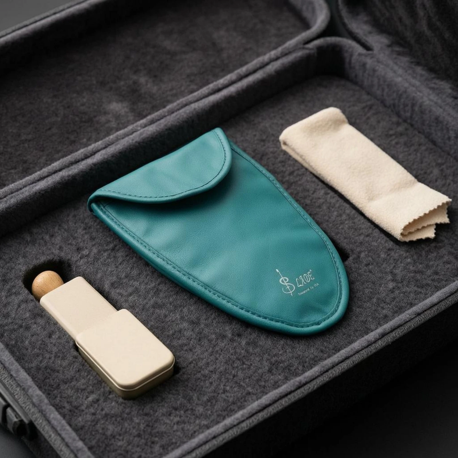 

Saxophone Neck Storage Pouch Tech Textile Saxophone Neck Pouch Slim Profile Shielding for Travel