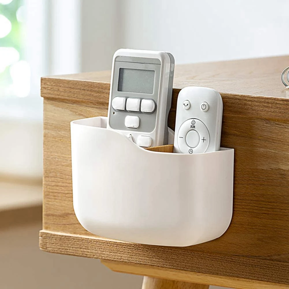 Universal Remote Control Holder Wall Mounted With No Damaging Screws-ABGL