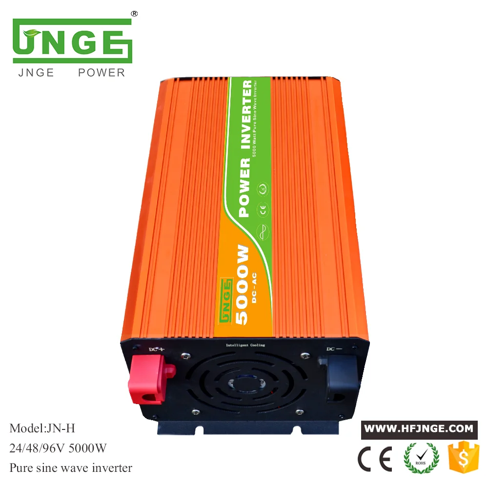 Inverter 24V/48V 220V 5000W 10000W Peaks Pure Sine Wave Power Voltage transformer Inverter Converter with 2 AC Charger