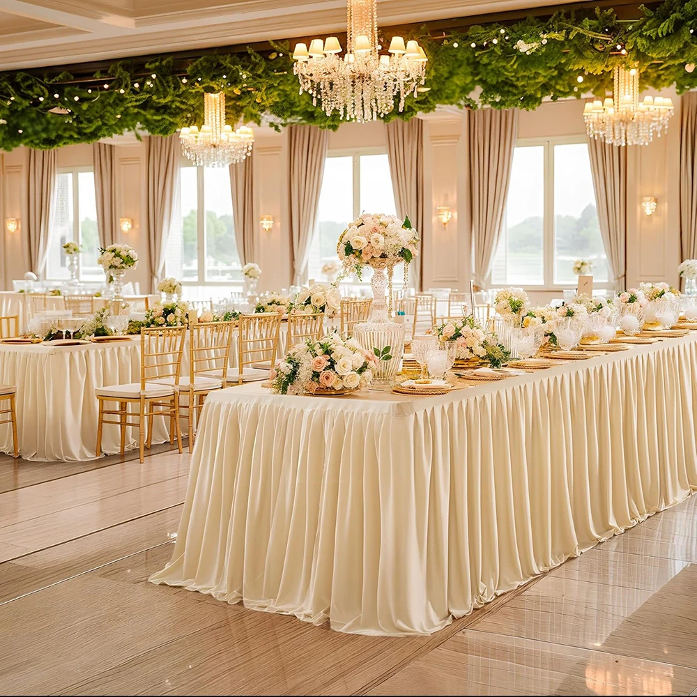 1 Stück Faltenfreier Hintergrundvorhang für Hochzeit, Brautparty, Babyparty, Foto, Bühnenhintergrund, Stoffdekoration für Geburtstagsfeiern – Detail 23