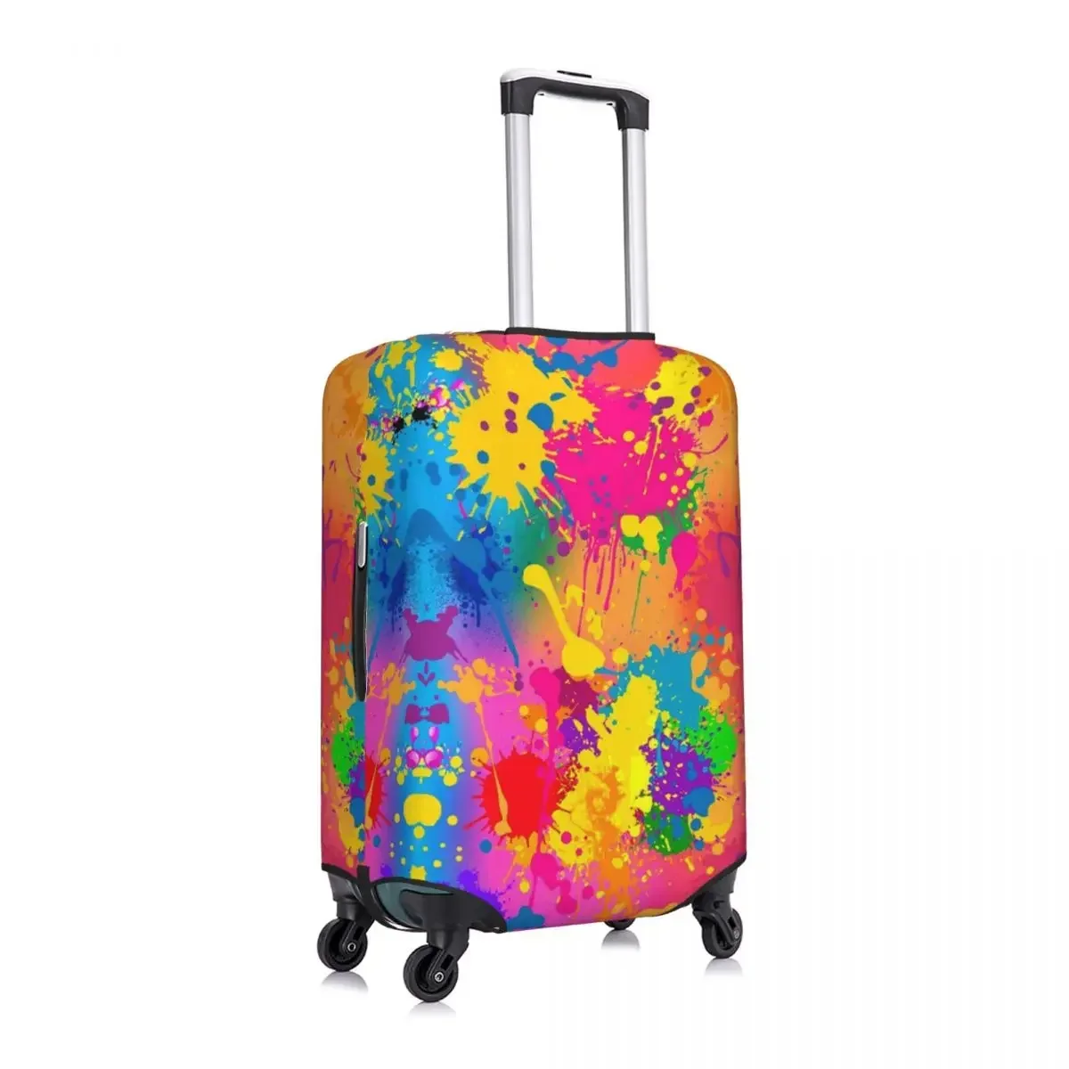 Custom Colorful Camouflage Luggage Cover Cute Abstract Street Graffiti Suitcase Protector Covers Suit For 18-32 inch