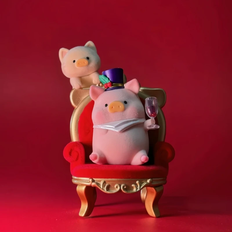 In Stock LuLu Pig Five-star Restaurant Series Blind Box Cute Pig Anime Figure Surprise Bag Model Action Figure Toys Xmas Gifts