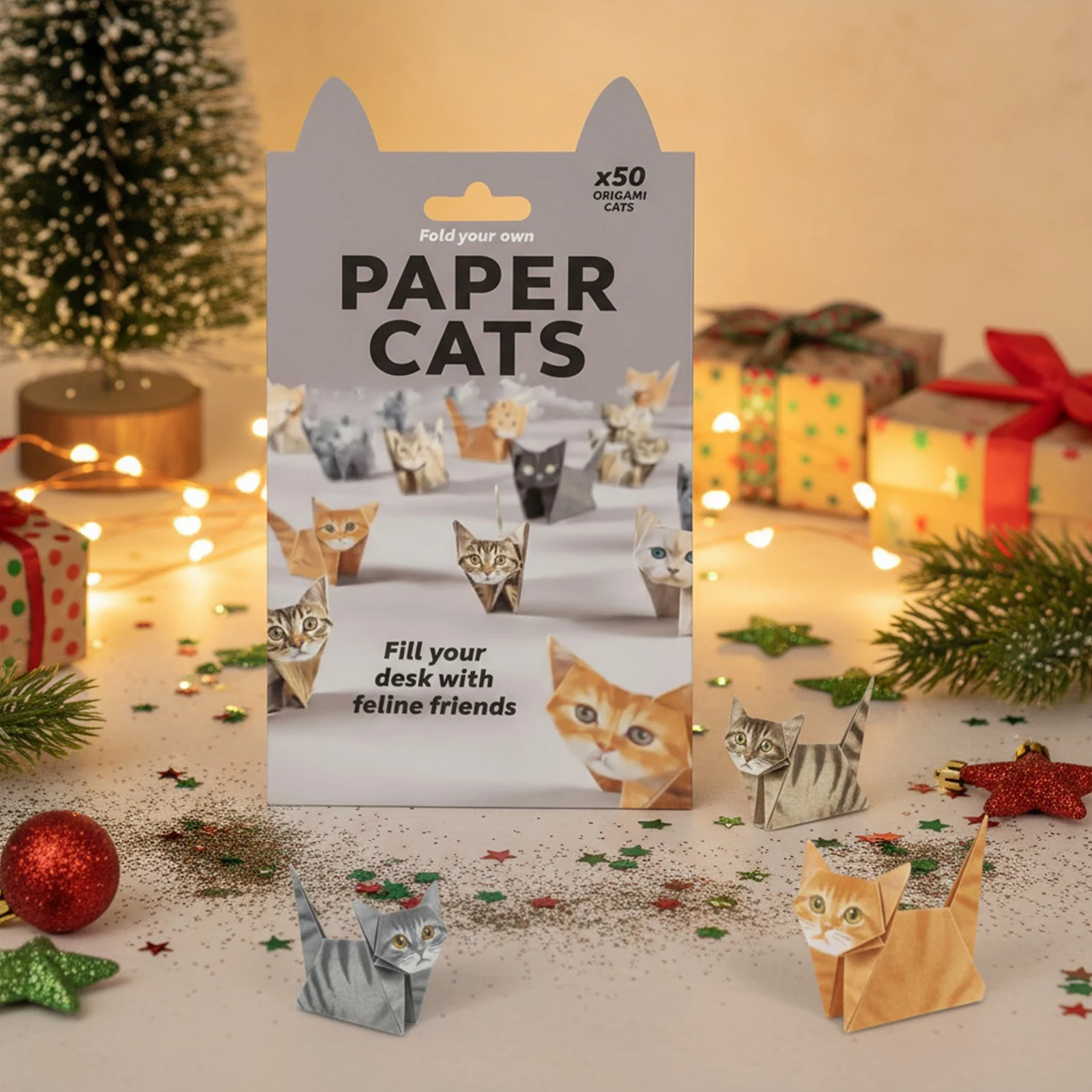 50 pçs decorativo papercraft artesanato conjunto artesanal animal dobrável conjunto de papel criativo origami animal kit para decoração para casa presentes