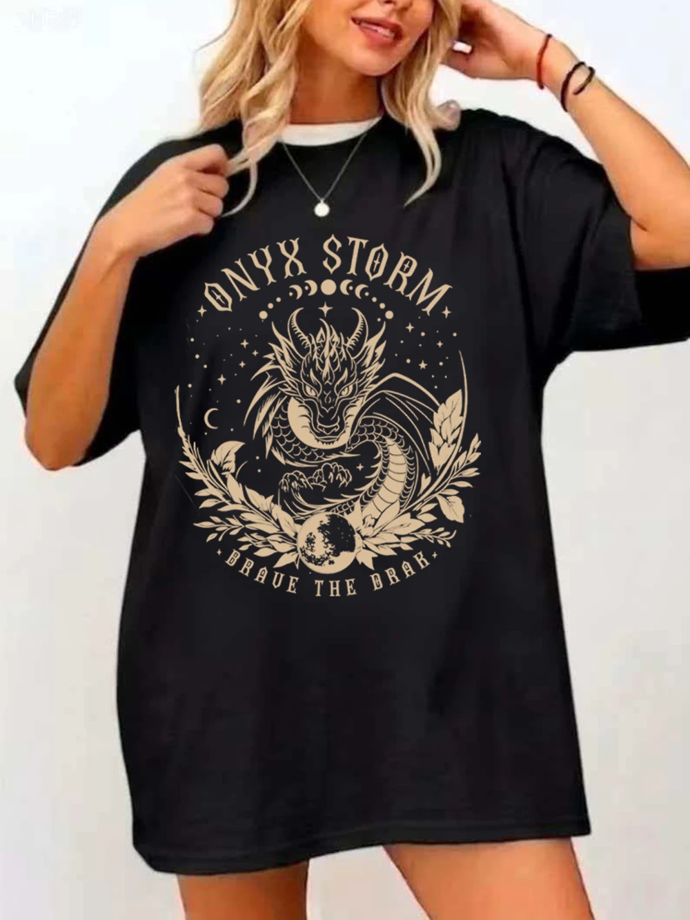 Fashionable Women's T-shirt Suitable for All Seasons Featuring A Design Inspired By The Empyrean Novel Series