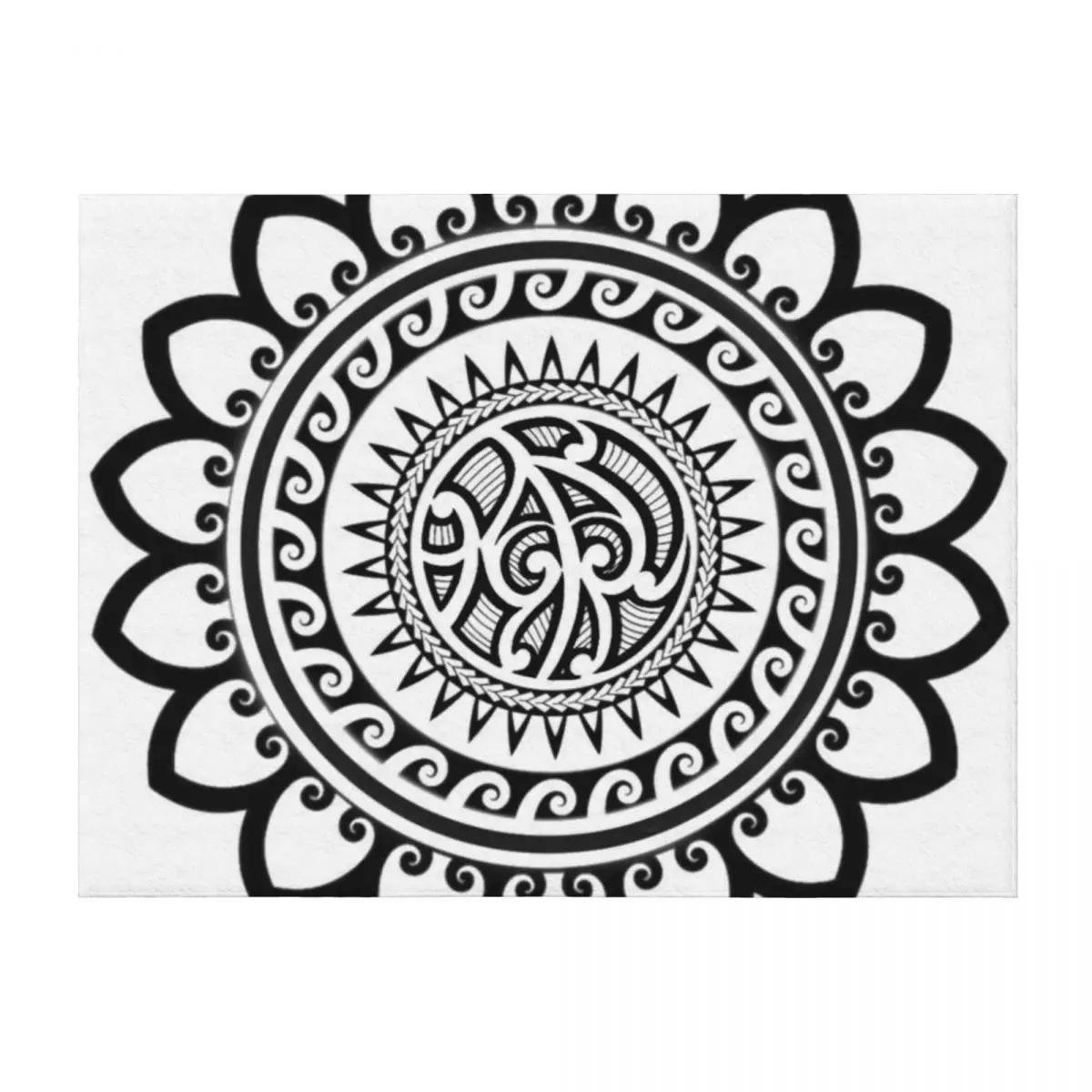 

Polynesian maori Throw Blanket Baby Vintage Plaid bed plaid Blankets