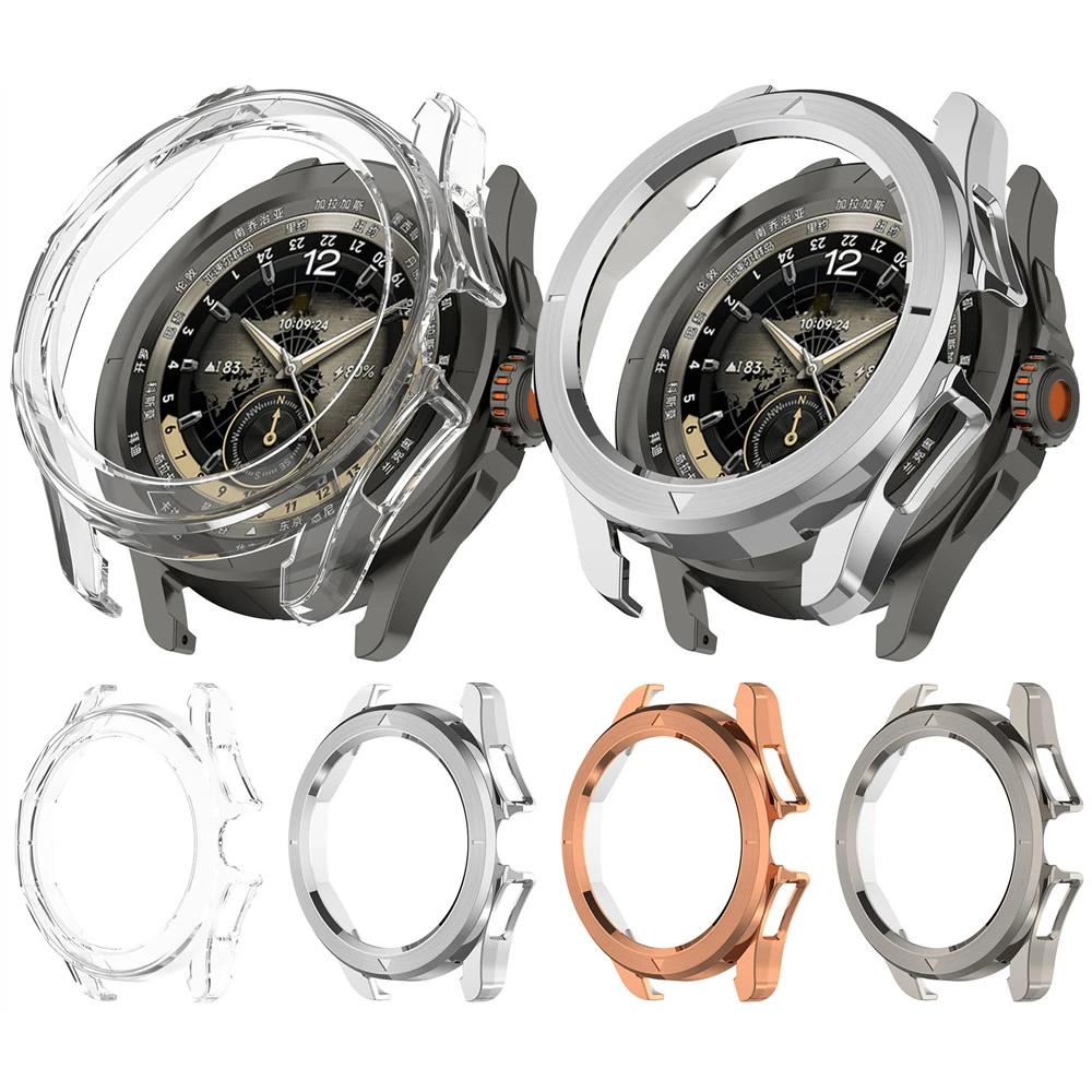 샤오미 워치 S4 용 케이스 커버, 스포츠 전기 도금 및 와이어 드로잉 프로세스 보호 쉘 프레임 하이 퀄리티 PC 슬림 스마트 W