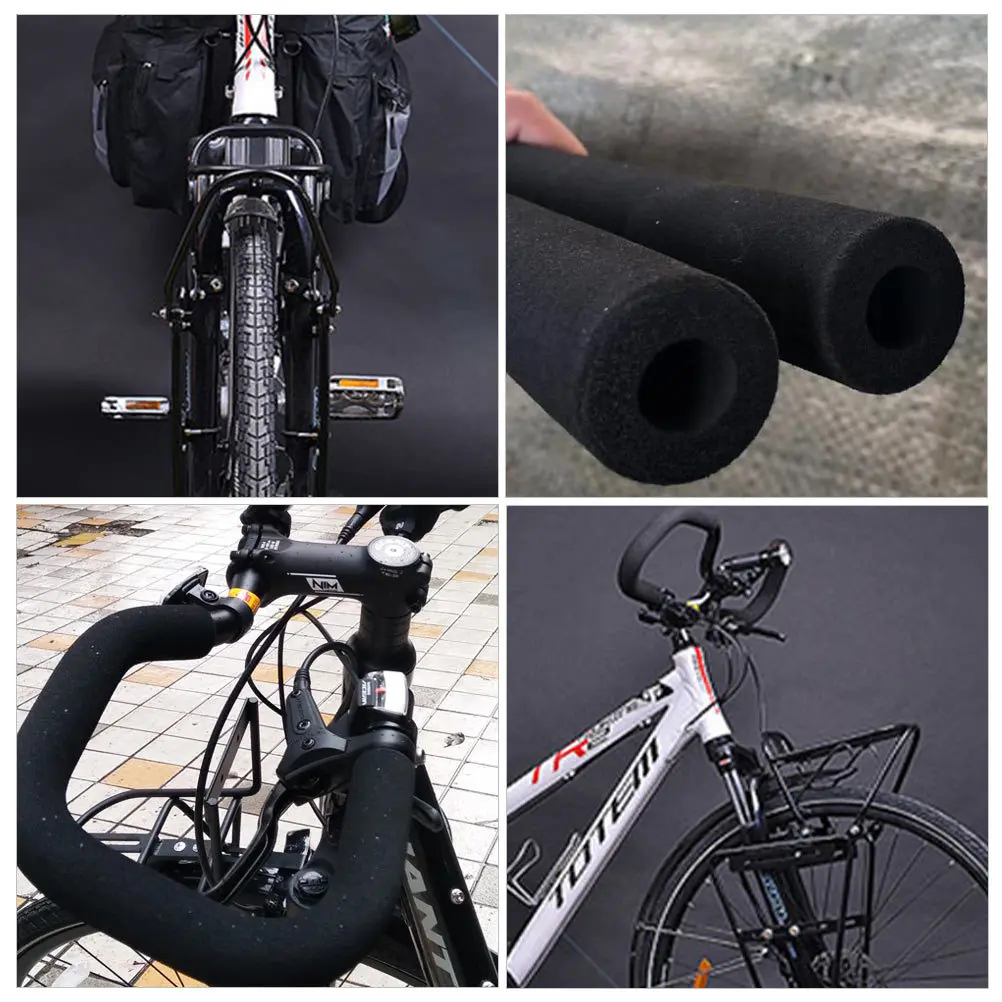 

1Pair Sponge Bike Handlebar Covers Flexible Grips Lightweight Durable Anti Skid Cycling Bike Accessories Flexible Handle Grips