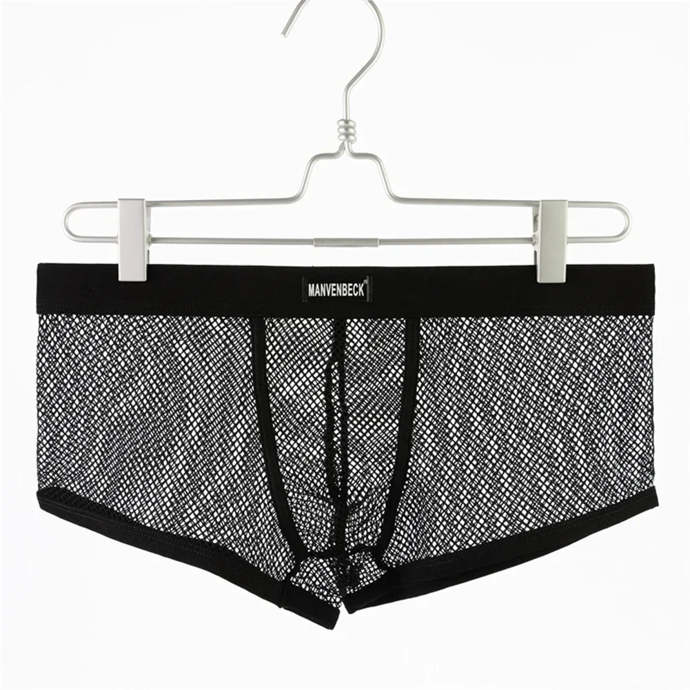 الاستخدام اليومي الرجال الملاكم السراويل تنفس سراويل العلامة التجارية الجديدة النمط الكلاسيكي مريحة تناسب حزام مطاط منخفضة الخصر