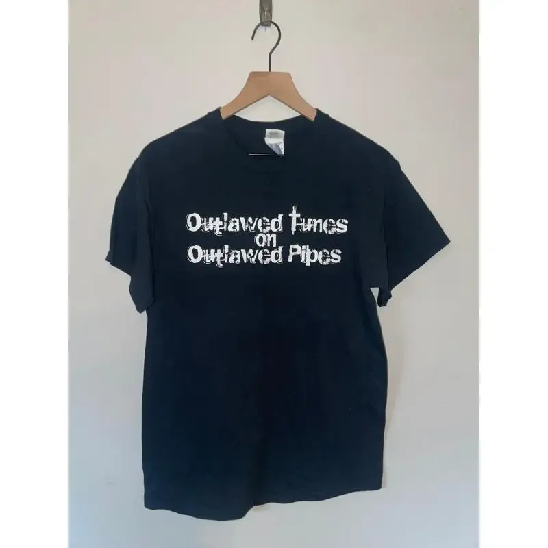 Albannach Shirt Outlawed Tunes On Outlawed Pipes Band Shirt M Medium Vintage