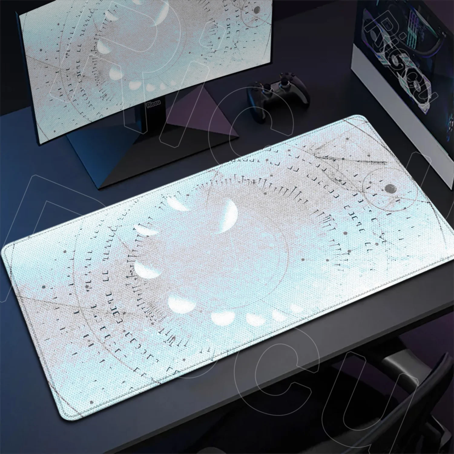 

Lunar phase Art Magic 30x60cm customize expand Mouse Pad Black PC Gamer Moon large Desk Mat Kawaii Accessories Carpet Home Mat