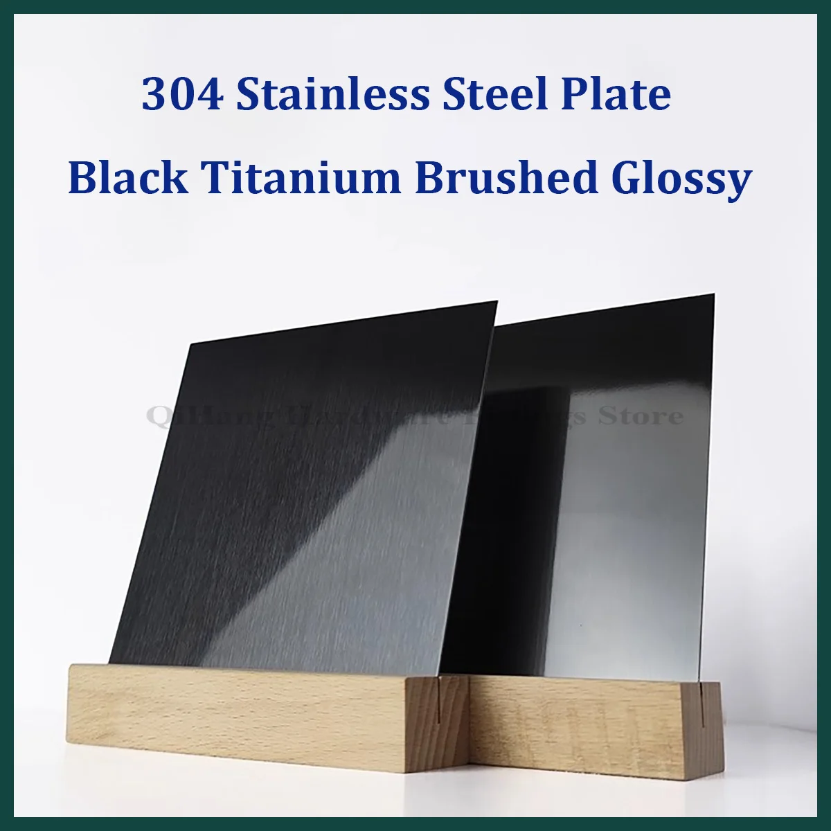 304 Black Titanium Brushed Glossy Stainless Steel Plate - Fingerprint Resistant, Customizable, Decoration Engineering Board