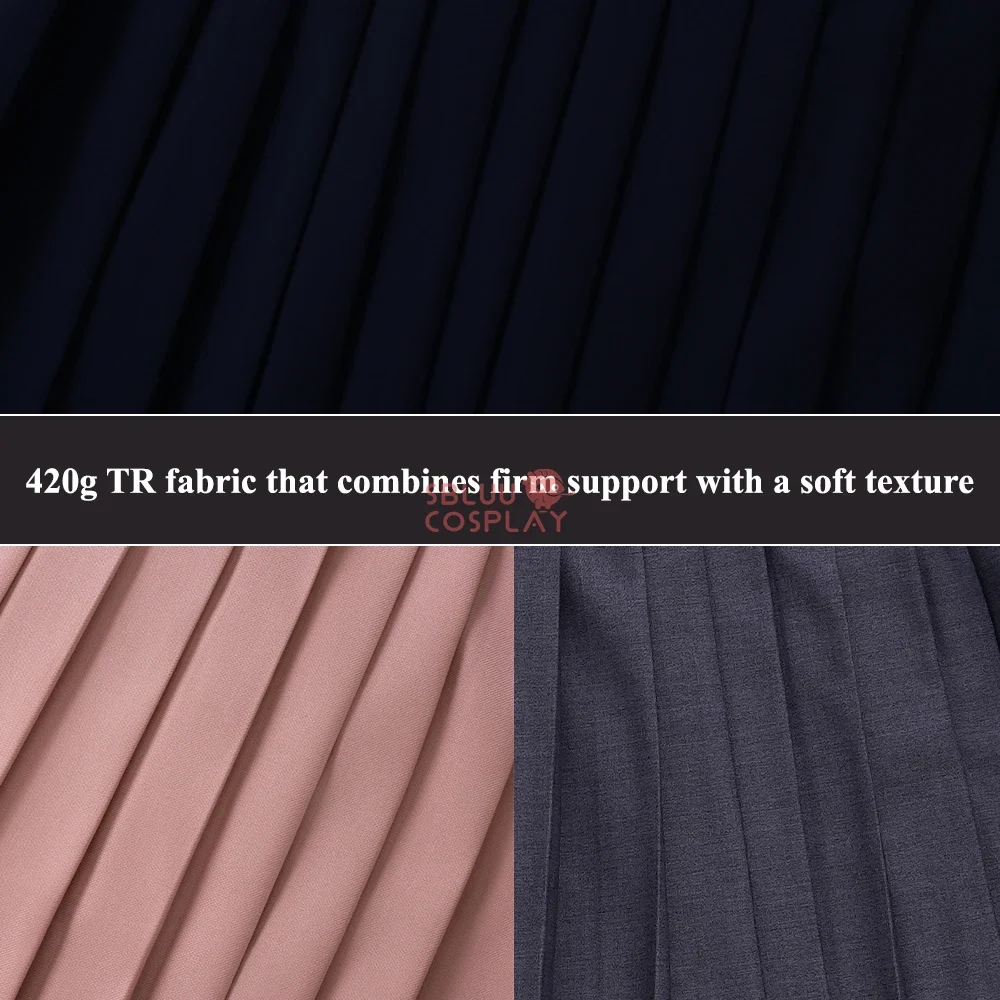 SBluuCosplay Shimizu Hinako تأثيري حلي التطريز المرأة زي مدرسي JK فستان حفلة الهالوين الزي