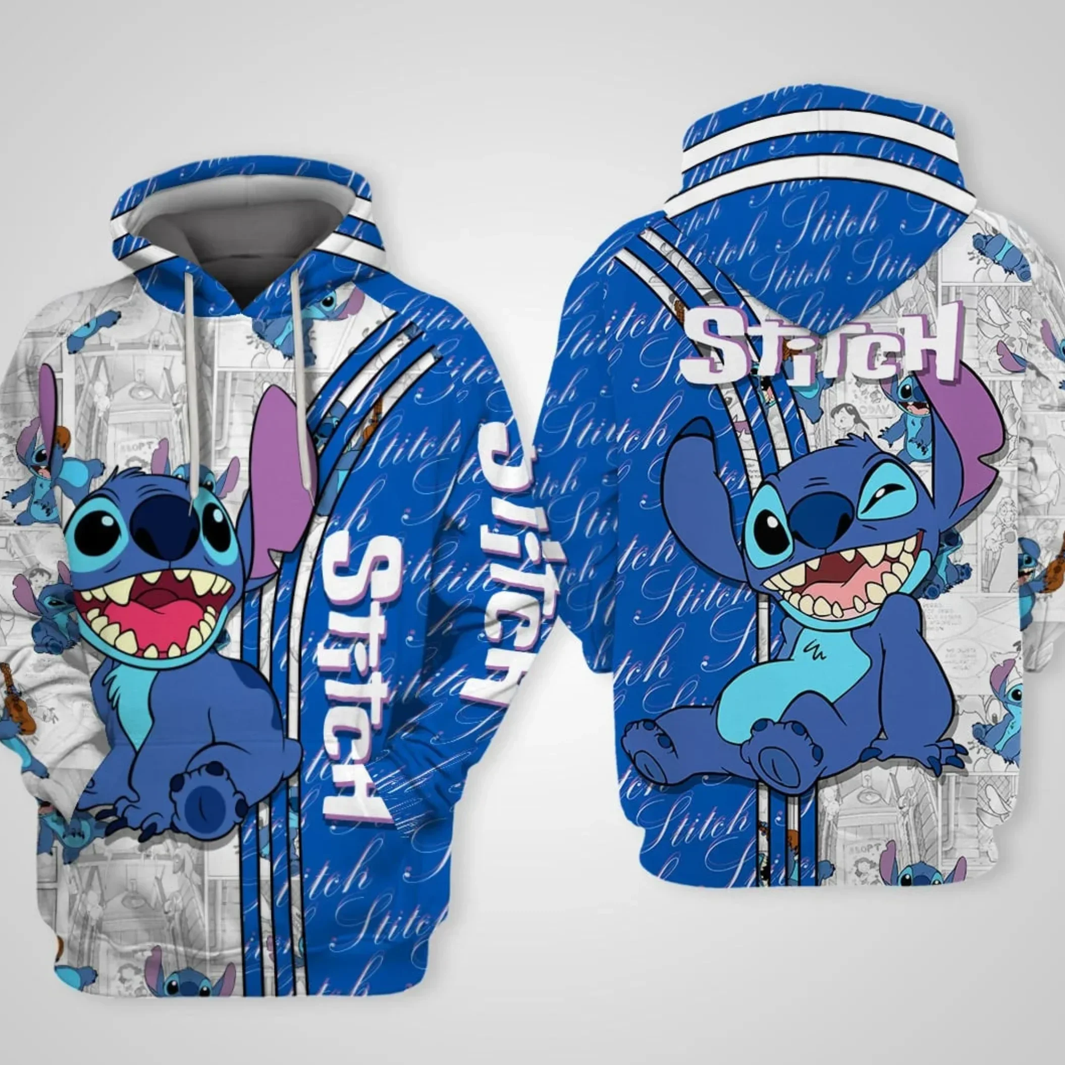 

2024 Disney Stitch 3d Print Hoodie Men Women Fashion Sweatshirt Hoodie 3d Hoodie Casual Harajuku Streetwear Stitch Zip Hoodie