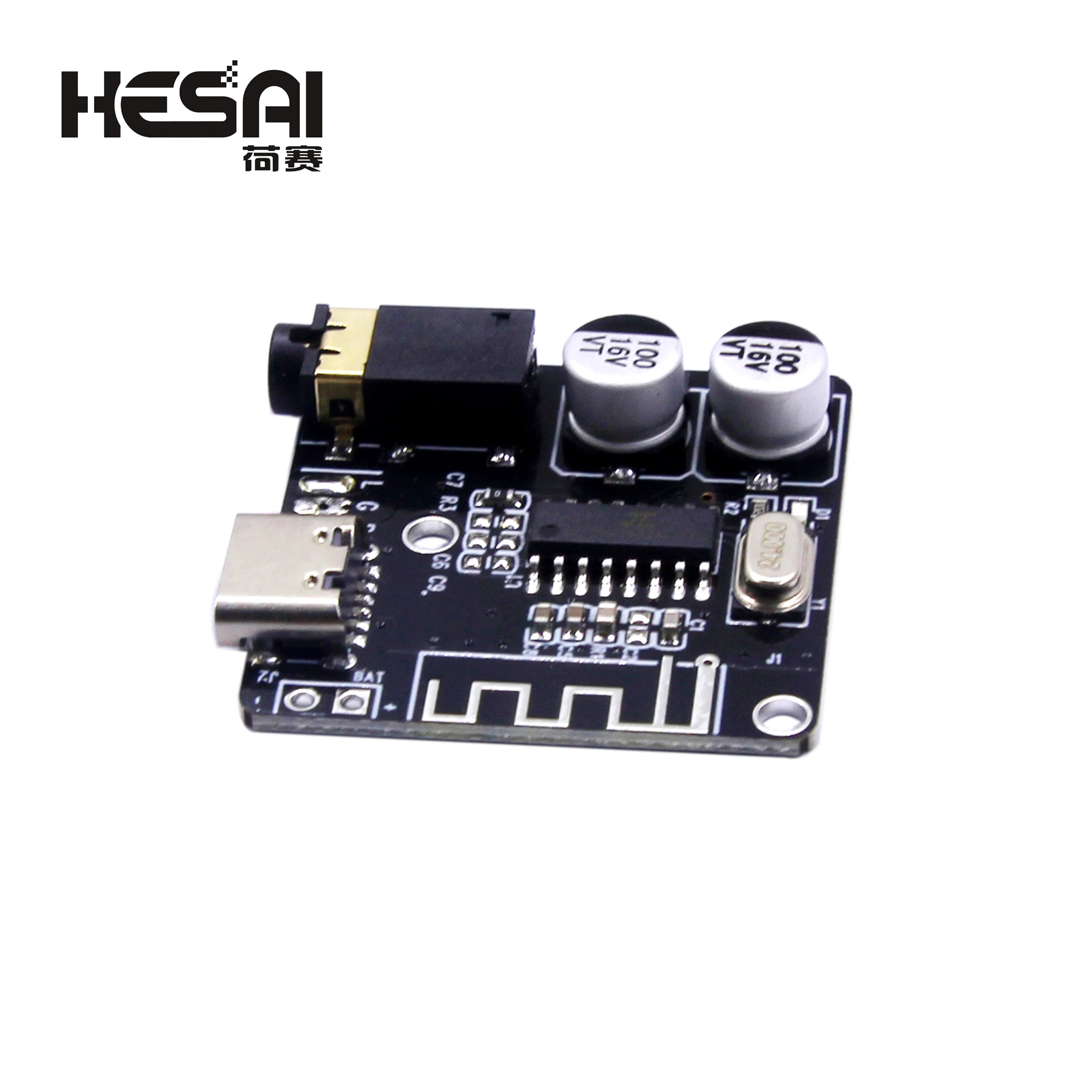 3.7-5V Mini Bluetooth Stereo Audio Receiver Board Module With Mic for arduino MP3 Player Bluetooth Lossless Decoder Board Type-C