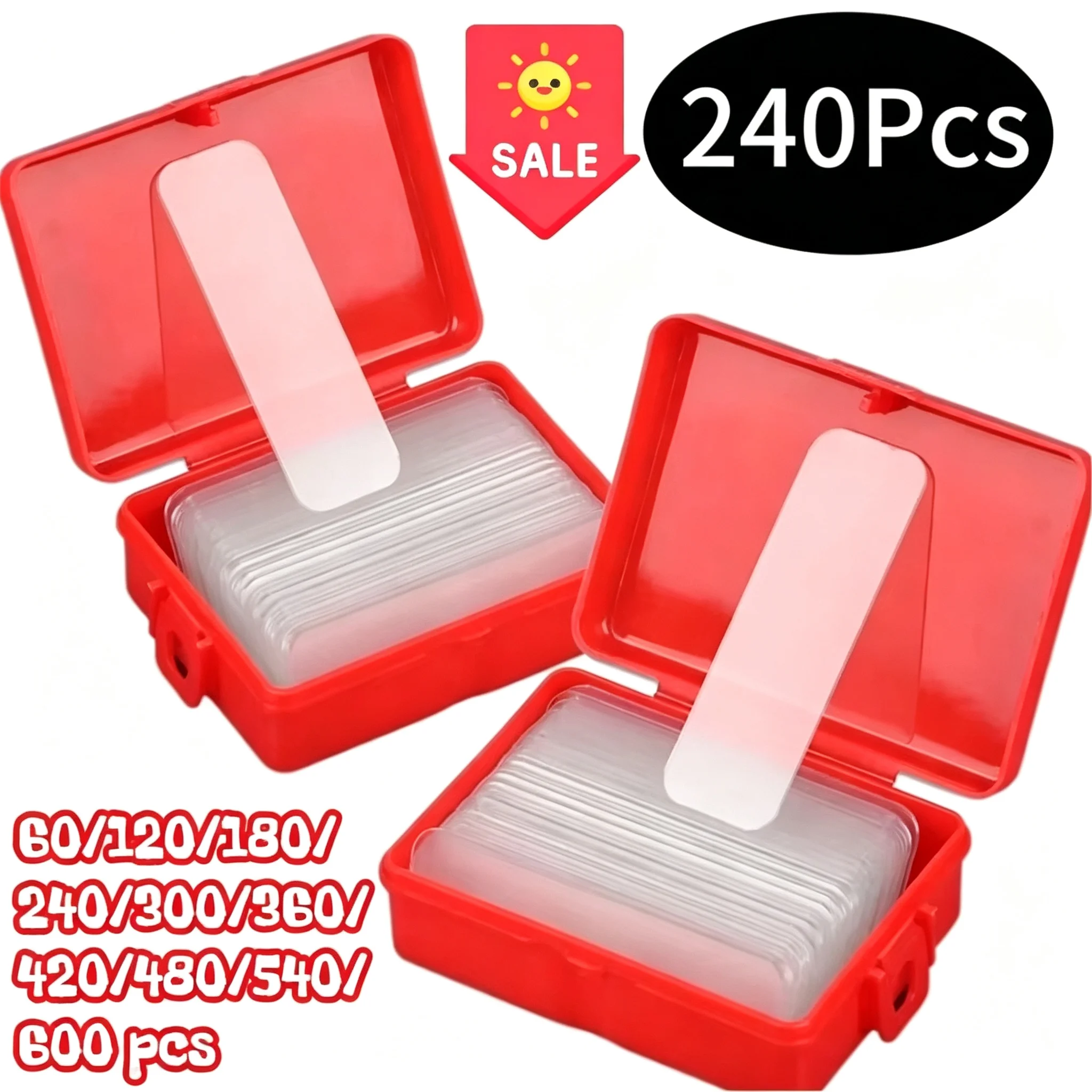 240/120 Stück wiederverwendbares doppelseitiges Klebeband, multifunktional, wasserdicht, transparent, PVC, Nano-Bänder, Büro, Heimbedarf