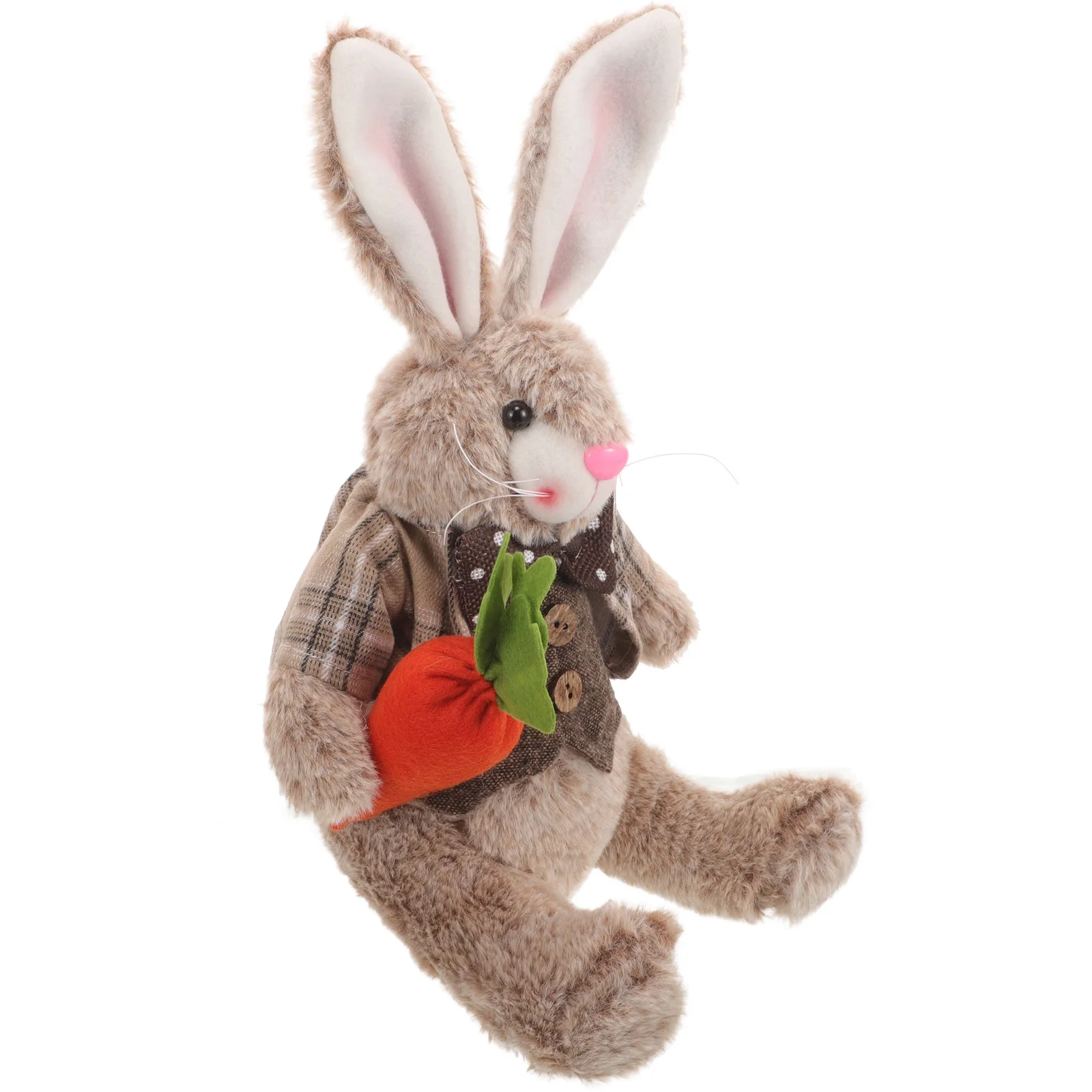 

Rabbit Figurines Easter Rabbit Decor Soft Bunny Stuffed Animal For Holiday Party Home Decoration Spring Bunny Ornament