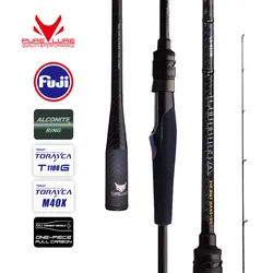 PURELURE New LUBINA Pro Spinning Rod For Bass High Carbon Long Throwing Fishing Rod In FUJI Accessories, Plus Spinning Reel
