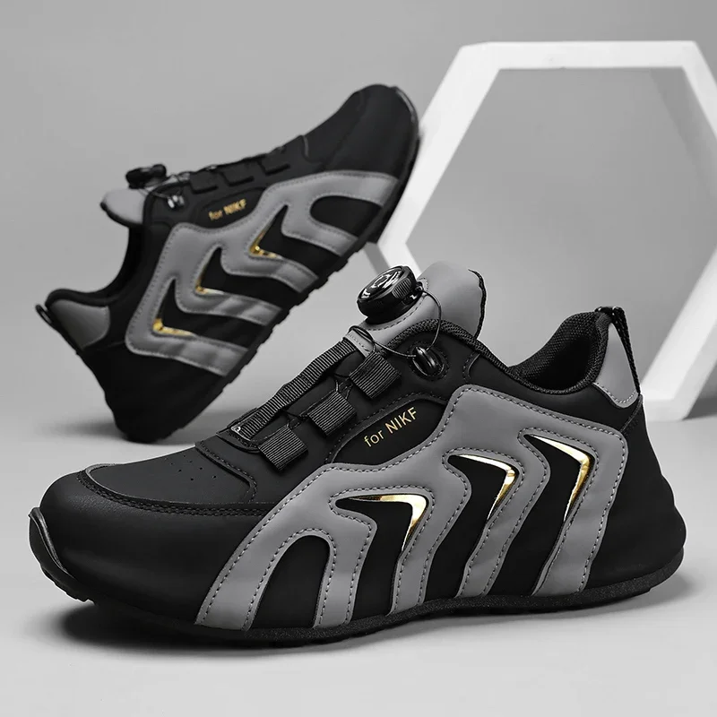 

Повседневная спортивная обувь для мужчин, кроссовки для бега большого размера с круглым носком на шнуровке, увеличивающие рост, мягкая и противоскользящая подошва