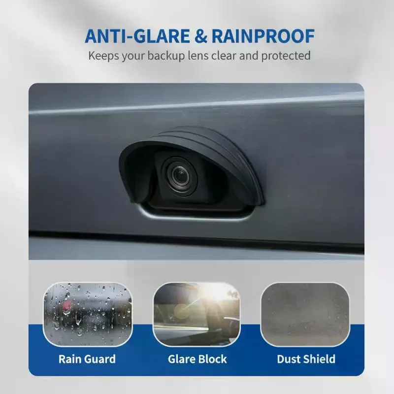 Car Rear View Camera Silicone Lens Cover Waterproof Dustproof Scratch Proof Auto Accessory Perfect for Car Modification