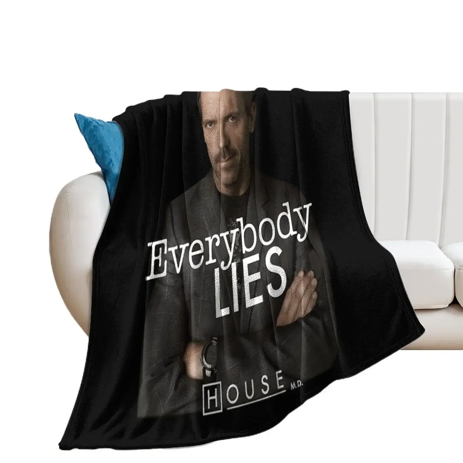 

House TV Show Everybody Lies Throw Blanket Stuffeds Quilt Blankets