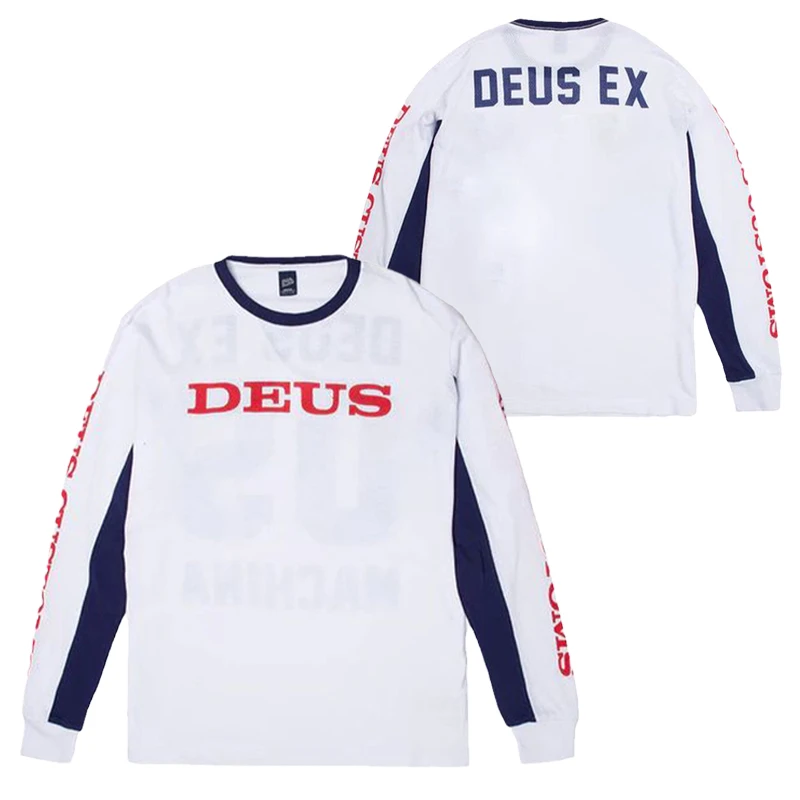 New 2024 DEUS EX MACHINA Moto Jersey Breathable sweat-wicking Motocross Jersey Offroad Downhill T-shirt Mountain Bike Jersey BMX