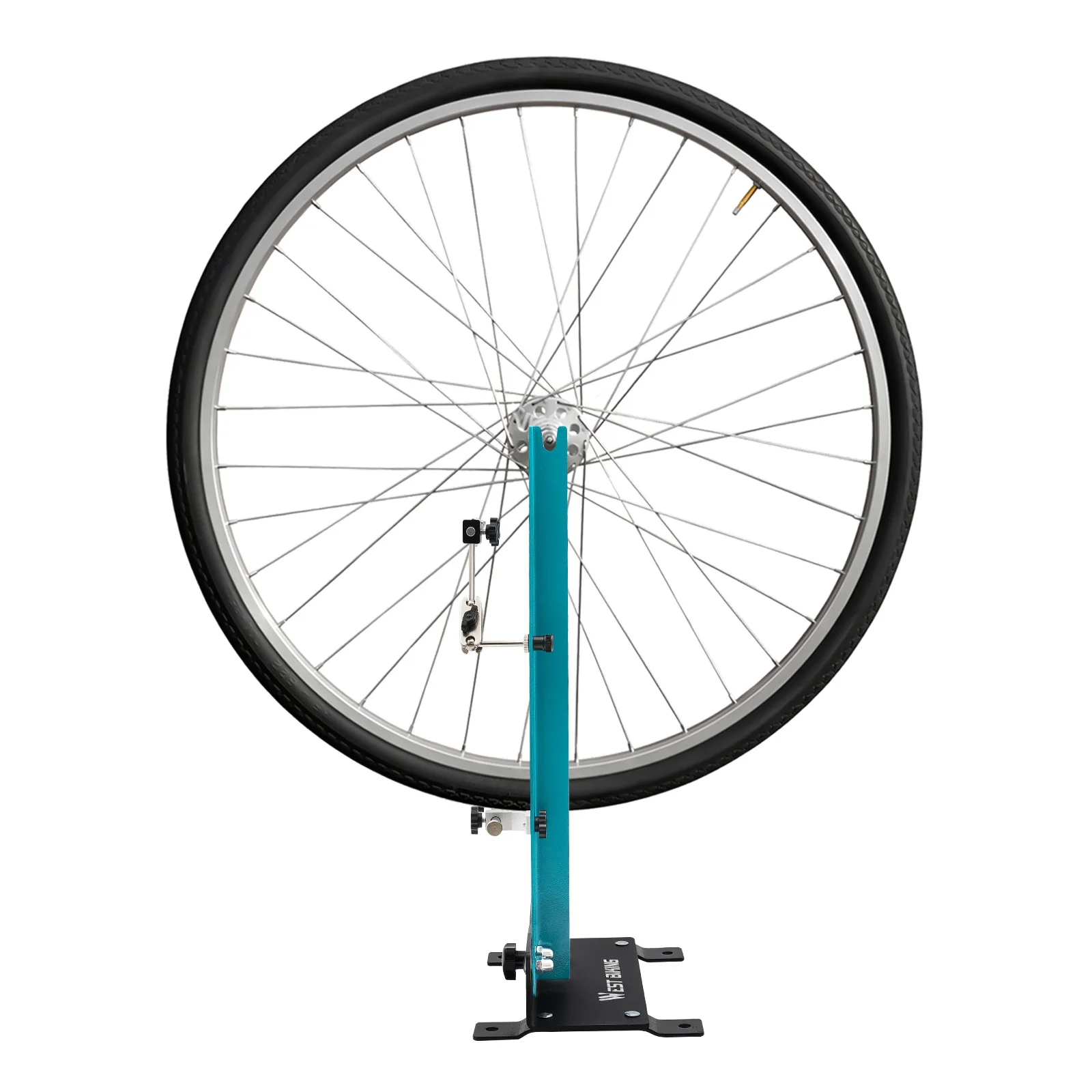 

BYMAOCAR Wheel Tire Truing Stand, Professional Bicycle Wheel Maintenance Tool for Brake Disc Dia 5.5-7.09" for Rim Truing