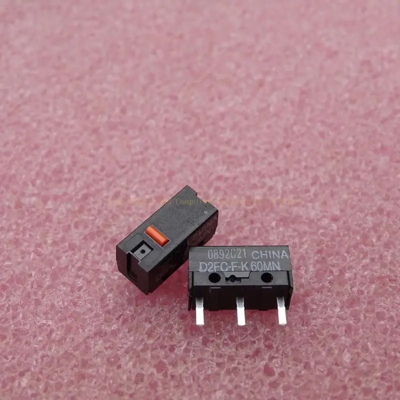 

Mouse Micro Switch D2FC-F-K Mouse Button Red Dot Silver Alloy Contacts 60M