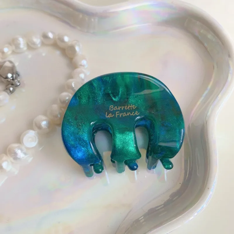 مقاطع الشعر الموضة للنساء أناقة بسيطة بلون صغير 4 سنتيمتر خلات مخلب كليب الفتيات مشبك شعر إكسسوارات الشعر 2026 جديد #5