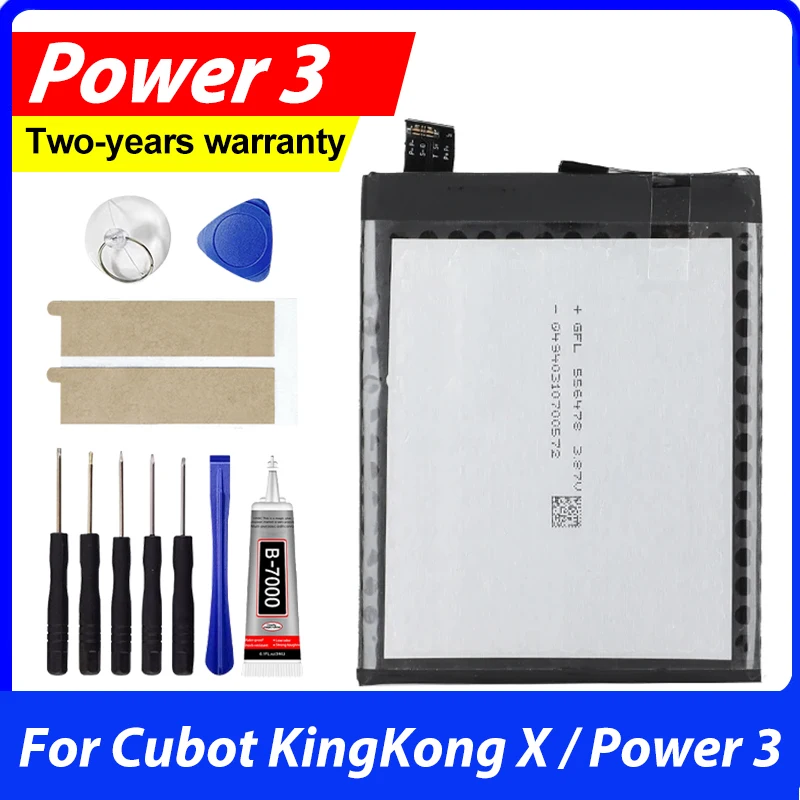 

New For Cubot KingKong X/KingKong Power 3 Battery Mobile Phone Replacement Backup Batteria Batterie