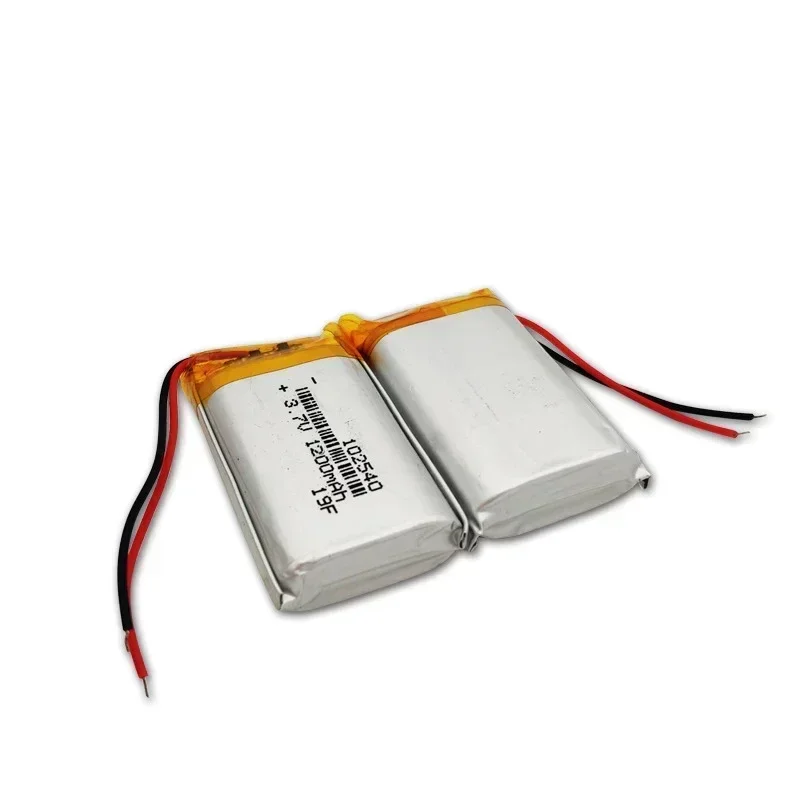 Lipo 3.7V 102540 Lithium Battery 1200mAh Polymer Batteries for Gps Locator Mp3/Mp4 Medical Beauty Equipment Rechargeable Cell