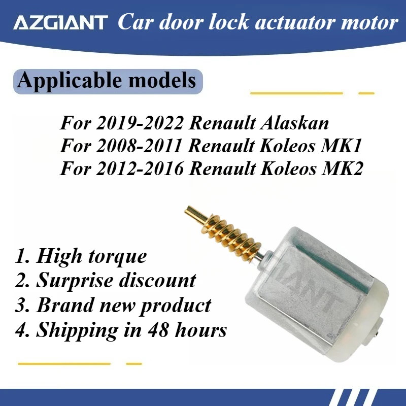 

For Renault Koleos Alaskan 2019-2022 VD325107 OEM Car Door Lock Actuator Core Motor Power 12V Repair High Quality Engine