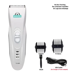 USB Cable (NO Charger) CP6800 Pet Trimmer Rechargeable Dog Hair Clipper Electric Dog Grooming Haircut Shaver Machine
