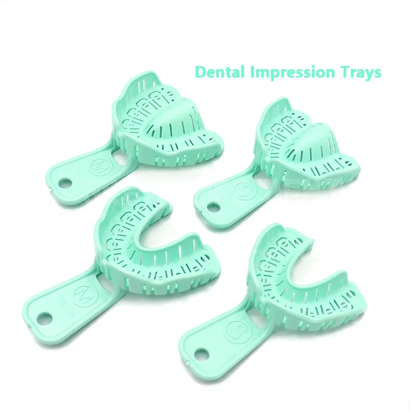 Moule Dentaire en Plastique pour Dentiste, Déflecteur Facile à Posséder, Bouche Complète, Vert, S/M/L