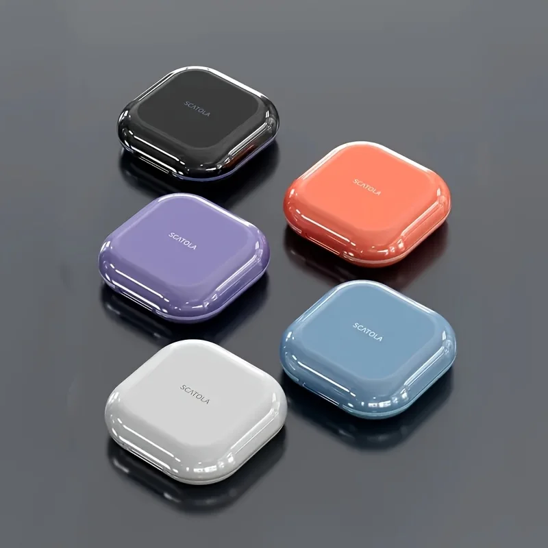 

1pc 4-Compartment Travel Pill Organizer, Portable Medicine Container Clear Design - Vitamin Supplement Case with Safety Cap
