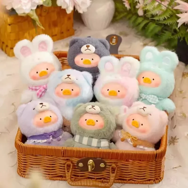 Teddy Lulu Original The Piggy-Joyful Time Series Caja ciega Caja Ciega colgante Kawaii muñeca juguete niñas regalo decoración de escritorio