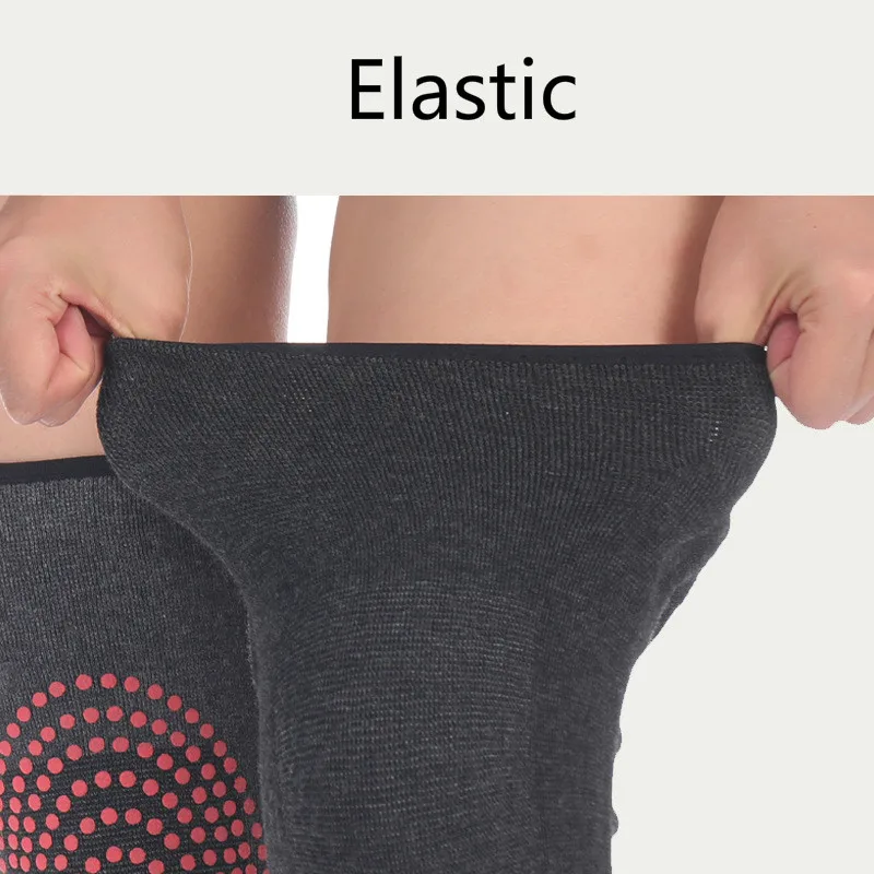 1 Pair Tourmaline Self Heating Knee Pads with Spring Support Elastic Knee Warmer Protector Pain Relief Arthritis Kneepad Sleeves image 5