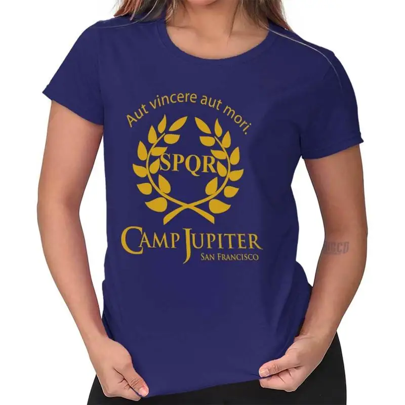 Camp Jupiter San Francisco Spqr Aut Vincere Womens Top Junior T Shirt