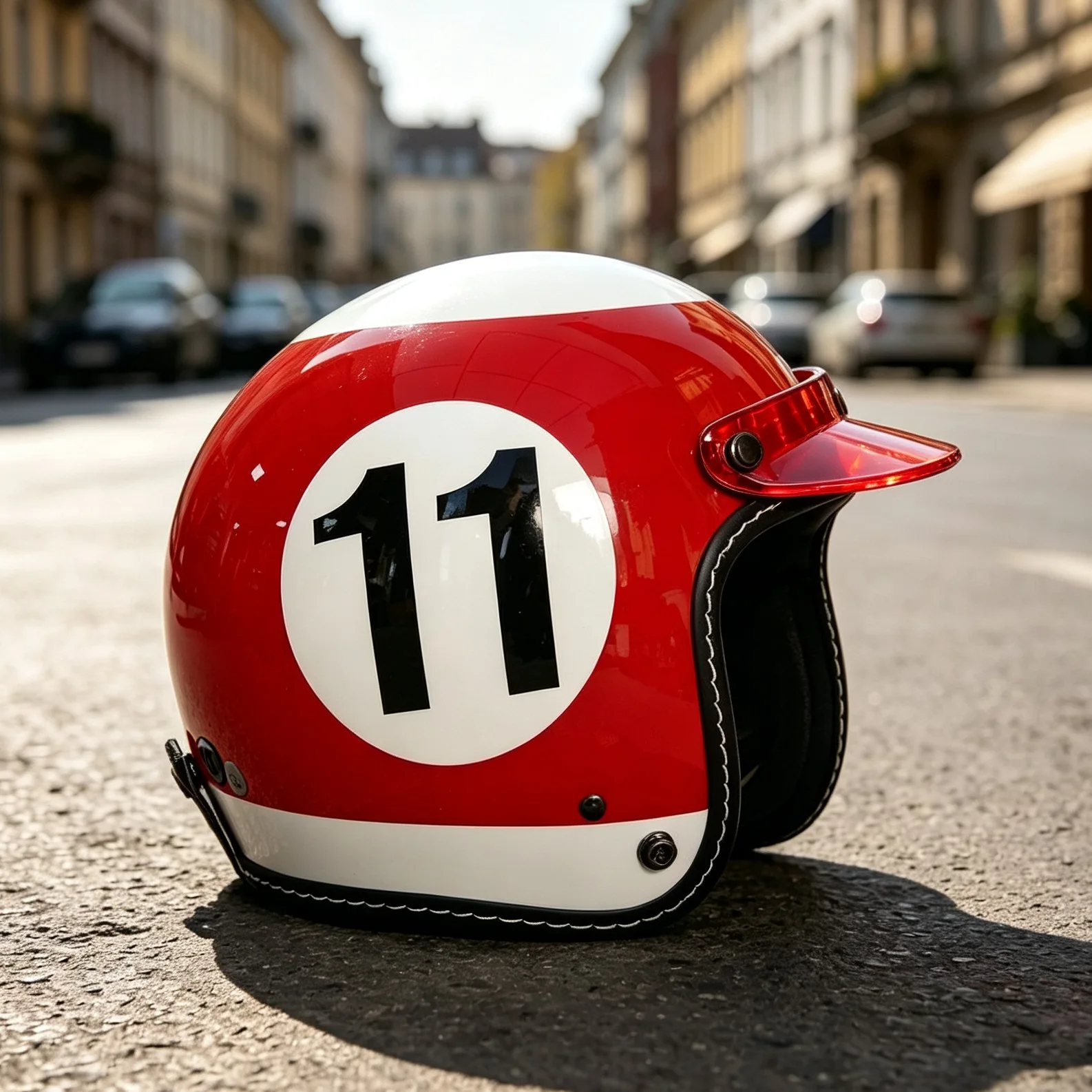 Unisex three-quarter helmet for all seasons, lightweight small helmet for scooters and electric bikes, suitable for men and women for commuting and riding