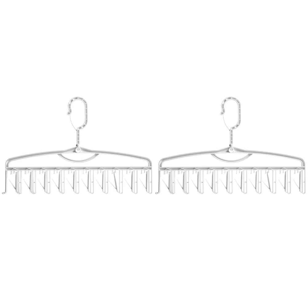 

2pcs Windproof Sock Drying Rack Sturdy Hangers Year Round Home Underwear Bras Gloves Shoelaces Laundry Storage