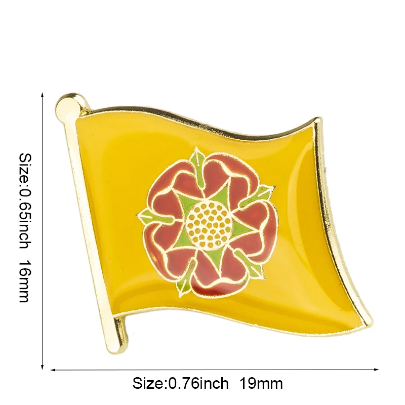 LANCASHIRE Badge Flag Metal Lapel Pin Flag Pin Badge
