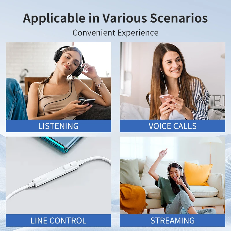 Адаптер для наушников HiFi DAC типа C на 3,5 мм KBEAR TC12 PRO 8-ядерный аудиокабель Type-c с разъемом 3,5 для iPhone 15 16 Huawei Xiaomi