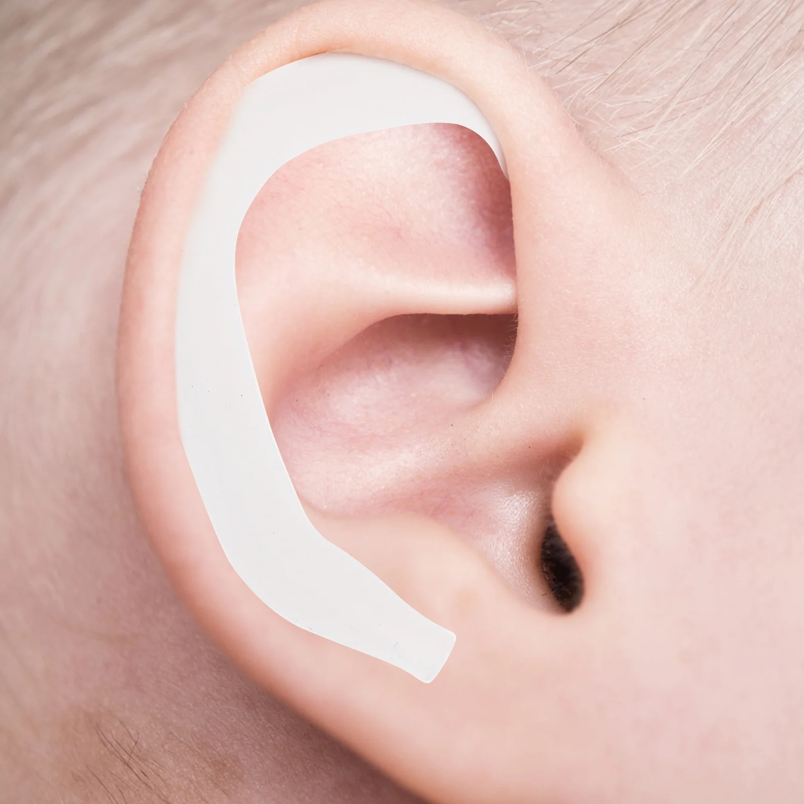 

6Pairs External Auricle Corrector for Babies Silicone Ear Pads Support for Valgus Protruding Ears Baby Ear Corrector